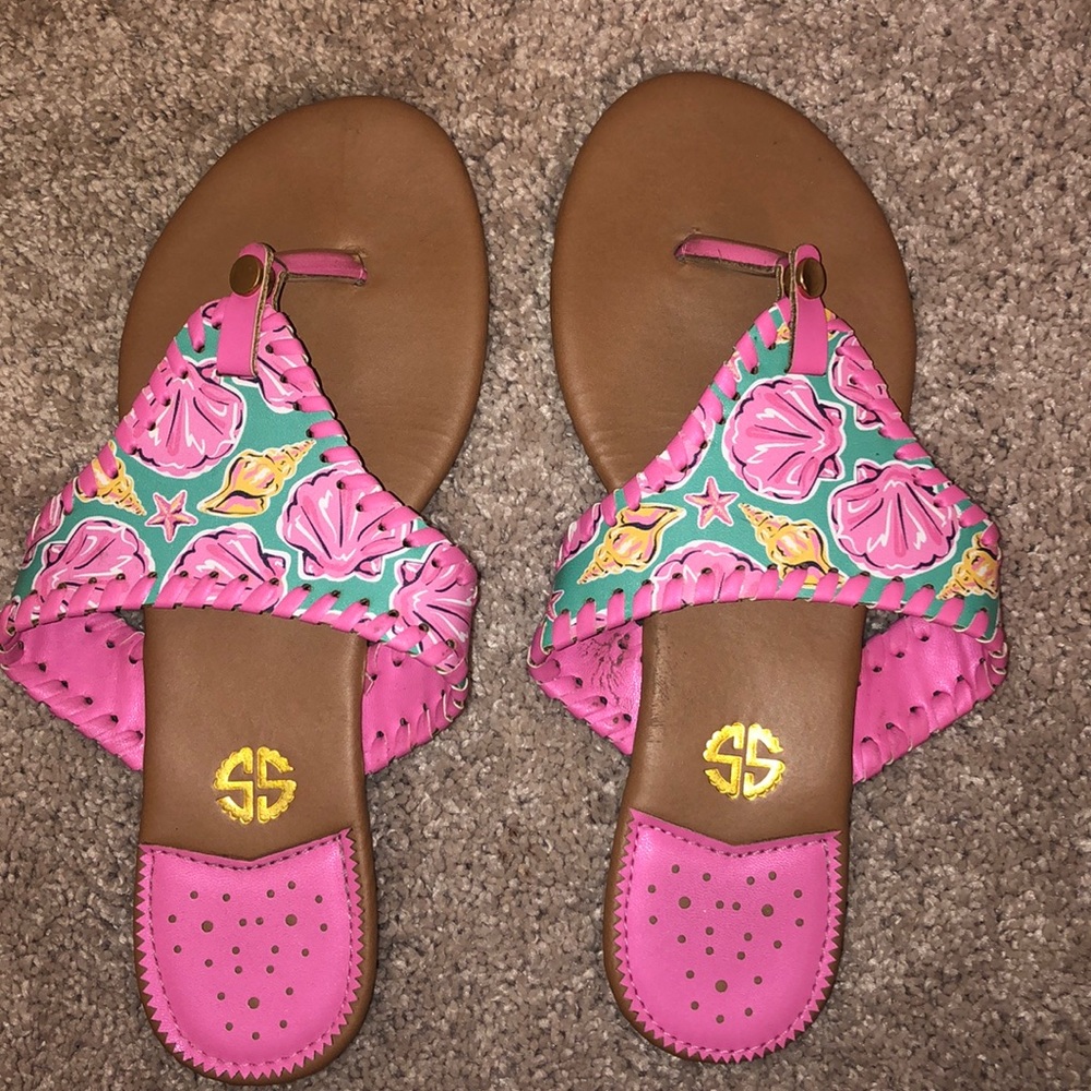 SIMPLY SOUTHERN pink sandals